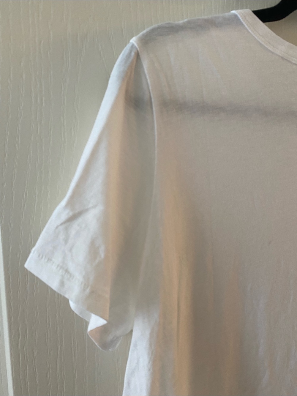 AERIE 100% Cotton Crewneck Short Sleeve T-Shirt in White - L - Picture 9 of 10